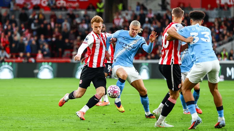 Thành tích thi đấu gần đây của Man City vs Brentford