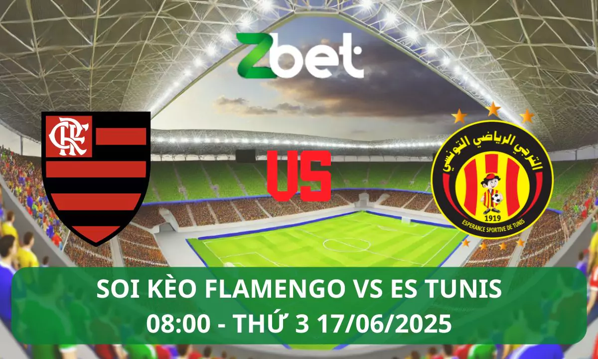 Nhận định soi kèo Flamengo vs Es Tunis, 08h00 11/06/2025 – Club World Cup