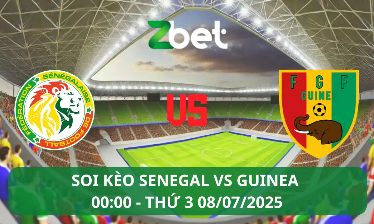 Nhận định soi kèo Senegal vs Guinea, 00h00 08/07/2025 – Giao hữu