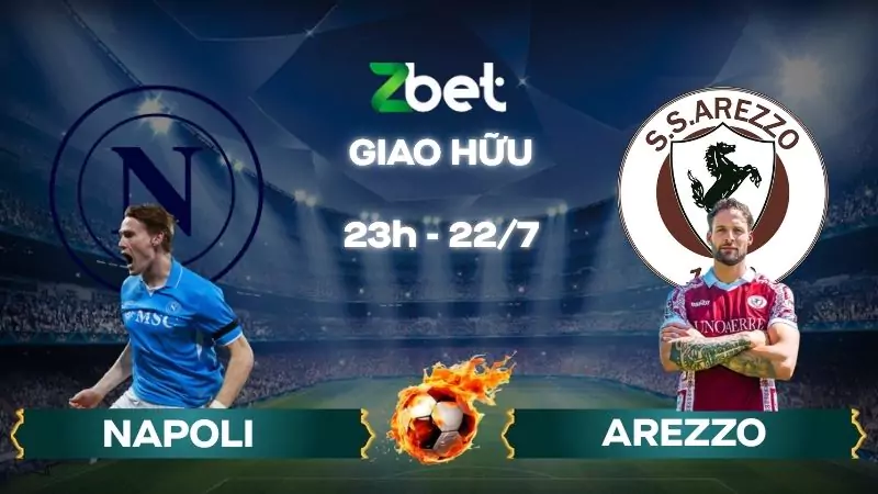 Nhận định soi kèo Napoli vs Arezzo – 23h00 22/07/2025 – Giao hữu