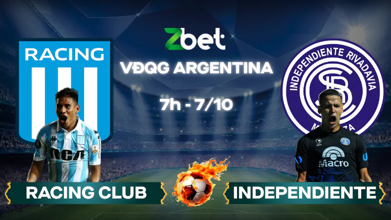 Nhận định soi kèo Racing Club vs Independiente Rivadavia - 07h00 07/10/2025 - VĐQG Argentina