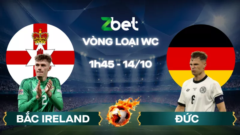 Nhận định soi kèo Bắc Ireland vs Đức - 01h45 14/10/2025 - Vòng loại World Cup